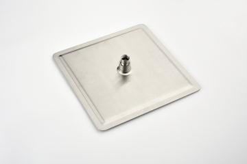 16 Inch Square Rain Shower Head Brushed Nickel 304 Stainless Steel Showerhead Brushed Nickel Stainless Steel