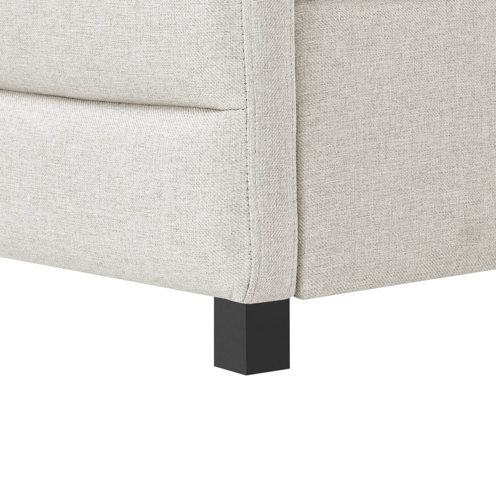 Queen Size Daybed With Two Drawers Trundle Upholstered Tufted Sofa Bed, Linen Fabric, Beige 88"X64.5"X34" Box Spring Not Required Queen Beige Composite Bedroom Classic,Contemporary,French,Luxury,Modern Linen Linen