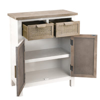 Accent Cabinet 1 2 Drawers Antique White Drawers Included Antique Mdf