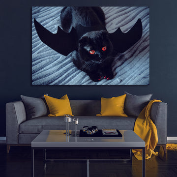 Drop Ping Framed Canvas Wall Art Decor Painting For Halloween,Scary Pumpkin Painting For Halloween Gift, Decoration For Halloween Office Living Room, Bedroom Decor Ready To Hang Rectangle Framed Multicolor Halloween Oversized 41In Canvas Cultures And