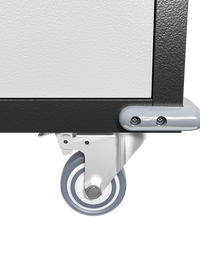 Garage Storage Cabinets With Locking Doors And 4 Adjustable Shelves Black White Metal