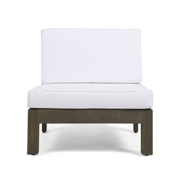 Oana Armless White Acacia Wood