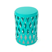 Selen 15 Side Table Teal Iron