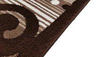 Jersey Area Rugs, Carpets For Livingroom, 7X10 Area Rugs ,1843 Brown Rectangle 8&10 Brown Contemporary Abstract Polypropylene