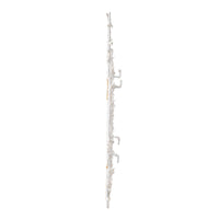31.7X1.6X23.6" Wall Decor White Gold Iron