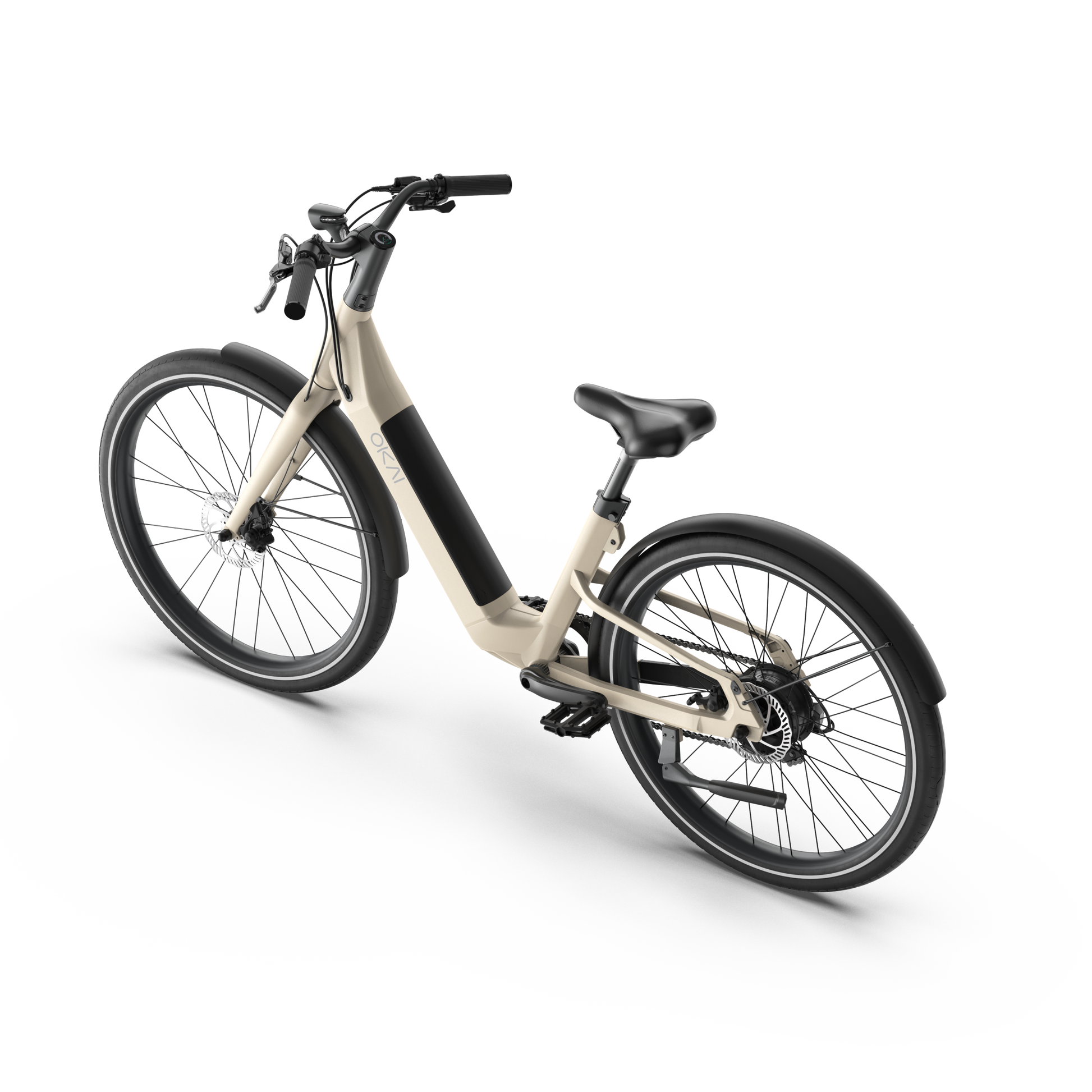 Electric Bike W 40 Miles Max Operating Range And 25 Mph Max Speed Desert Sand Sand Aluminum