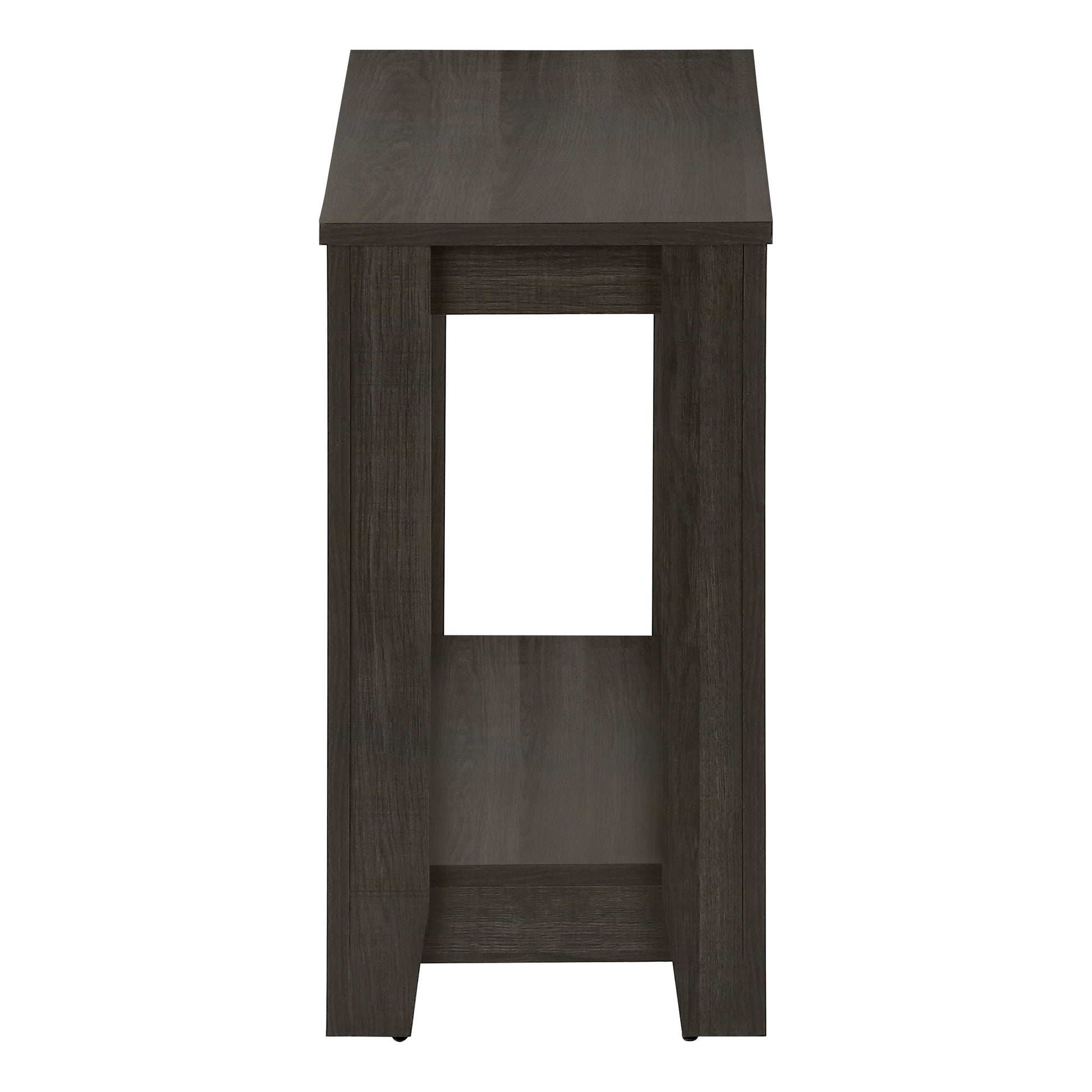 Accent Table, Side, End, Nightstand, Lamp, Living Room, Bedroom, Contemporary, Modern Oak Particle Board