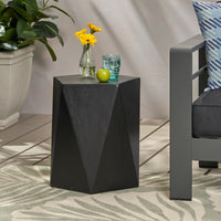 Apollo Side Table Black Magnesium Oxide