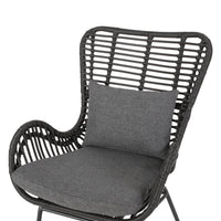 Montana Chair Grey Iron Plastic