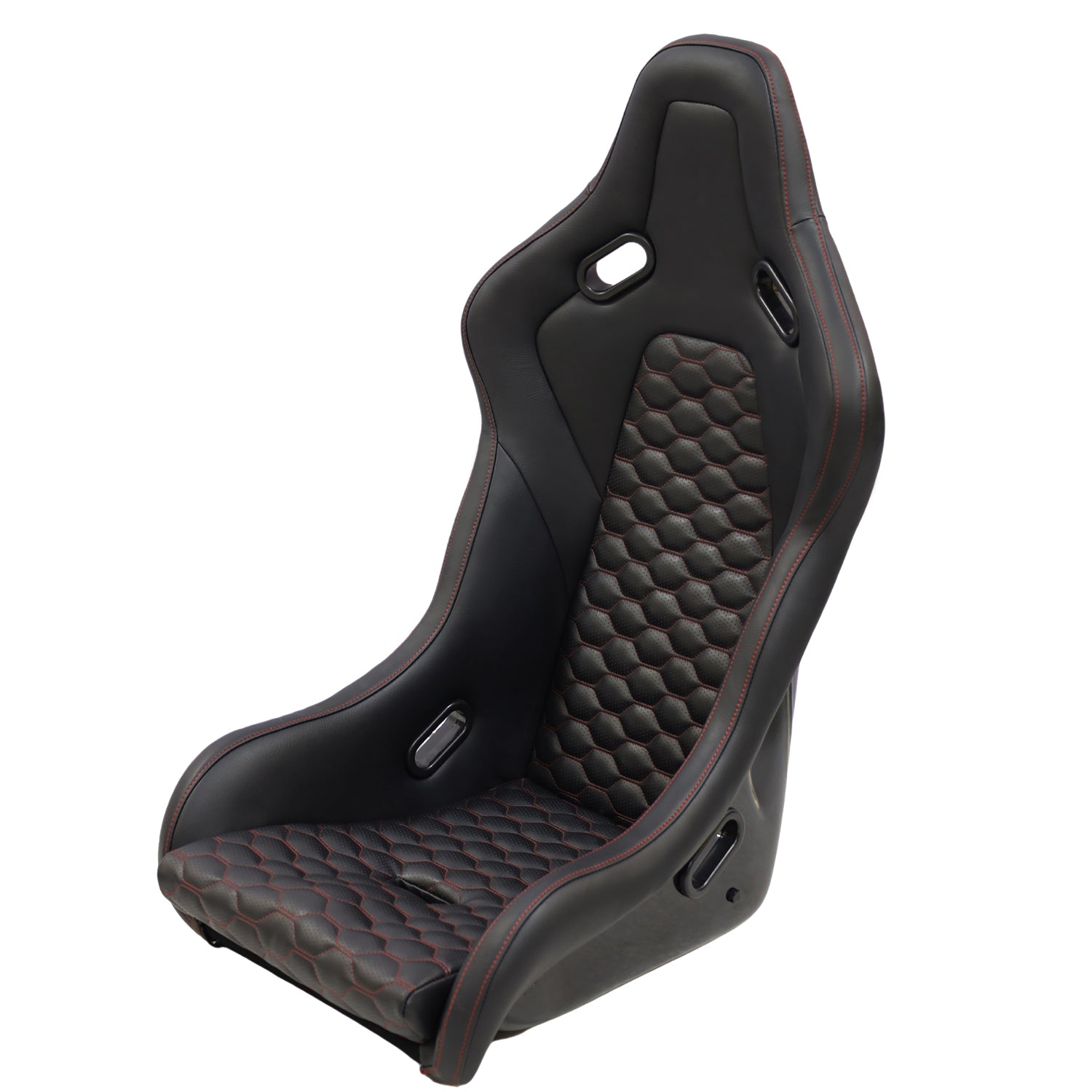 Racing Seat Black Pu Fiberglass