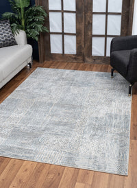 Elegance Gc Cnc6009 Blue 2 Ft. X 3 Ft. Area Rug Blue Polyester