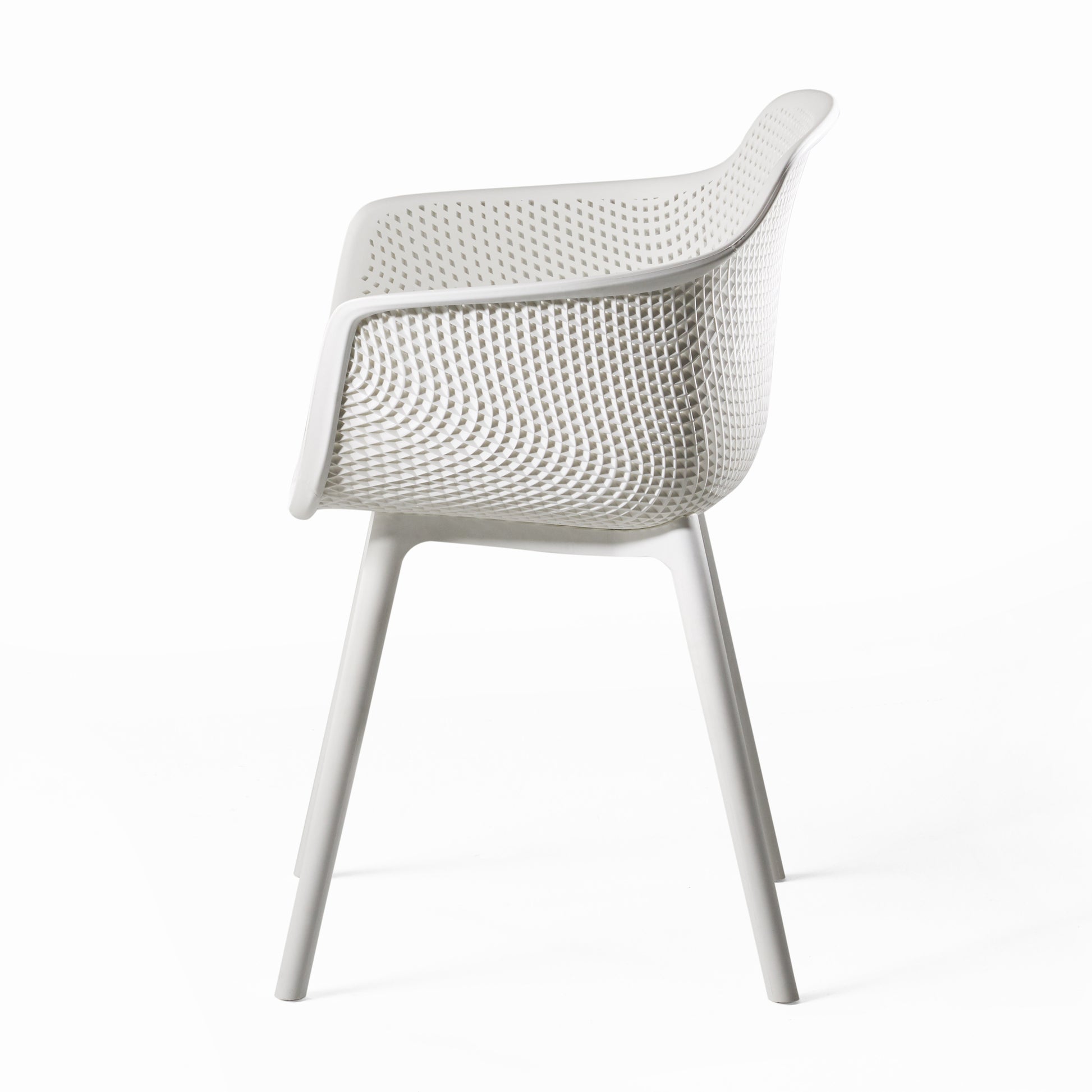 Lotus Chair White Polypropylene