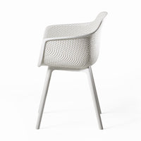 Lotus Chair White Polypropylene