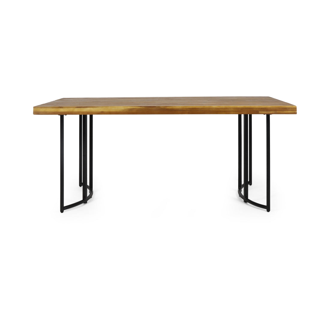 Noah Dining Table Teak Black Acacia Wood