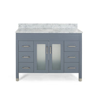 48'' Cabinet Grey Acacia Wood