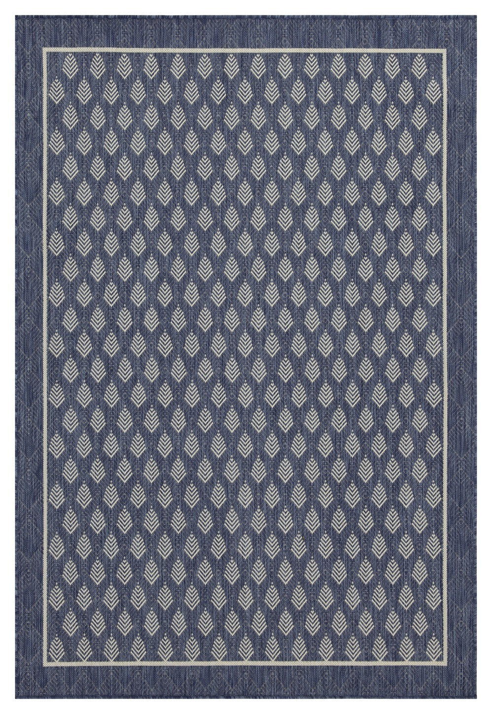 Sunshine Gc Har2007 Blue 7 Ft. 10 In. X 10 Ft. 3 In. Indoor Outdoor Area Rug Blue Polyester Polypropylene