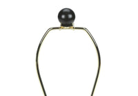 Lighting, 23"H, Table Lamp, Black Rattan, Ivory Cream Shade, Modern Black Rattan