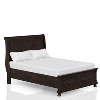 Dark Cherry King Storage Bed King Cherry Solid Wood Mdf