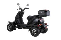 Electric Mobility Recreational Travel Scooter For Adults,Mobility Scooters For Seniors, 4 Wheel Powered Mobility Scooters Black Abs Pc