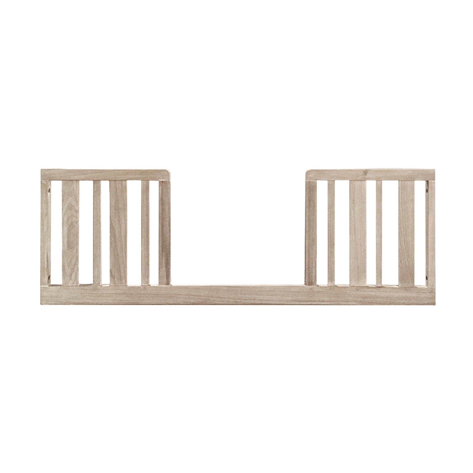 Prague Toddler Rail In Cotton Grey Natural Wood Wash Wood