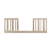 Prague Toddler Rail In Cotton Grey Natural Wood Wash Wood