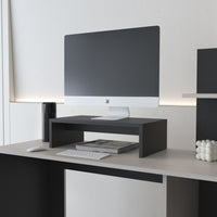 Sells Monitor Stand In Melamine And Particule Board, Black Black Office Modern Particle Board Melamine