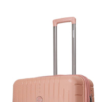 Luggage Set 3 Pieces 22 26 30 Luggage Set Wheel Luggage Pp Durable And Lightweight Rotating Hard Shell Luggage Set 3 Pieces Rose Gold Polyethylene