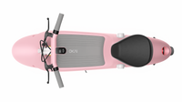 Electric Scooter With Foldable Seat W 35 Miles Operating Range & 15.5Mph Max Speed Pink Pink Aluminum