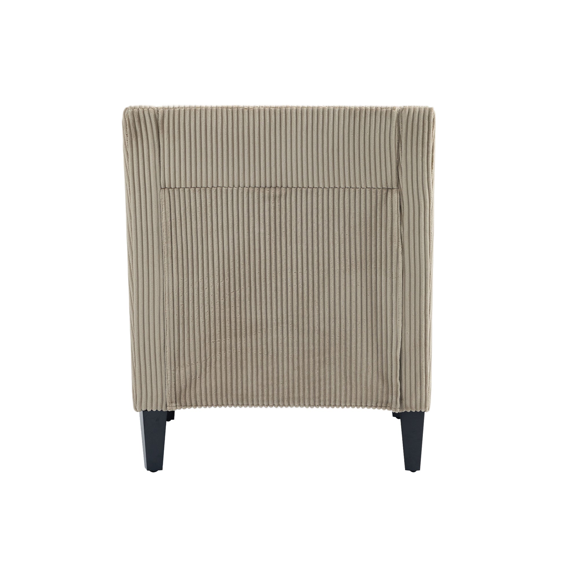 Coolmore Modern Accent Chair,Upholstered Armchair With Scooped Arms For Bedroom,Apartment,Studio,Office,Waiting Room Camel Corduroy Camel Primary Living Space Foam Corduroy