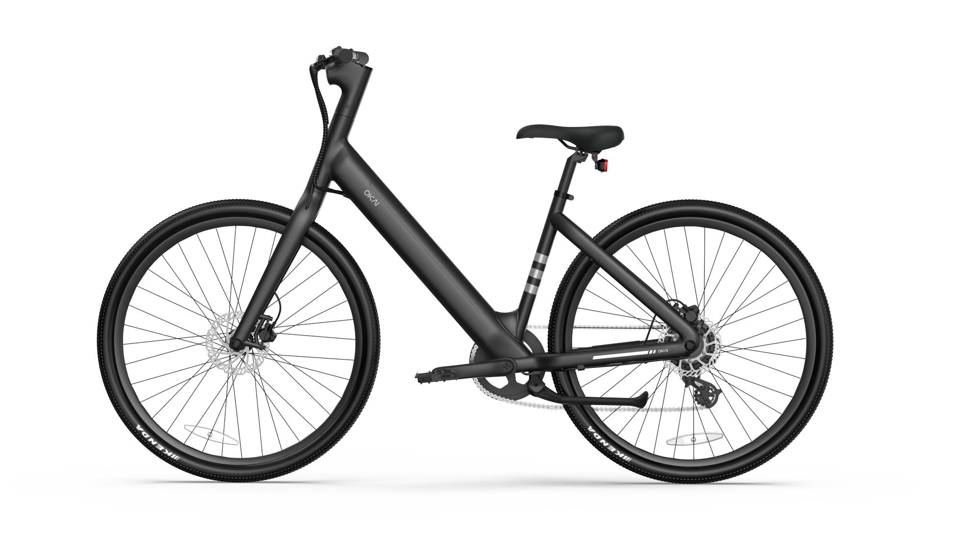 Minimalist Fitness Step Through E Bike W Up To 62 Miles Max Operating Range And 20 Mph Max Speed Matte Black Matte Black Aluminum