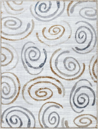 Nova Gc Soh9006 Multi 7 Ft. 10 In. X 9 Ft. 10 In. Area Rug White Polyester