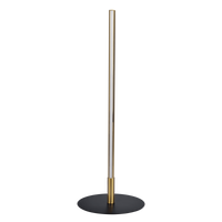 Dimond Black Led Table Lamp With On Off Switch Round Metal Base Black,Gold Table&Floor Lamps Led Metal