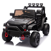 24V Kids Ride On Car W Parents Remote Control,400W Motor,Four Wheel Suspension,Adjustable Speed,Usb,Mp3,Music,Bluetooth,Large Display Screen,Power Display,Portable Handle,Safety Belt For Kids Aged 3