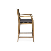 Perla Barstool Grey Acacia Wood