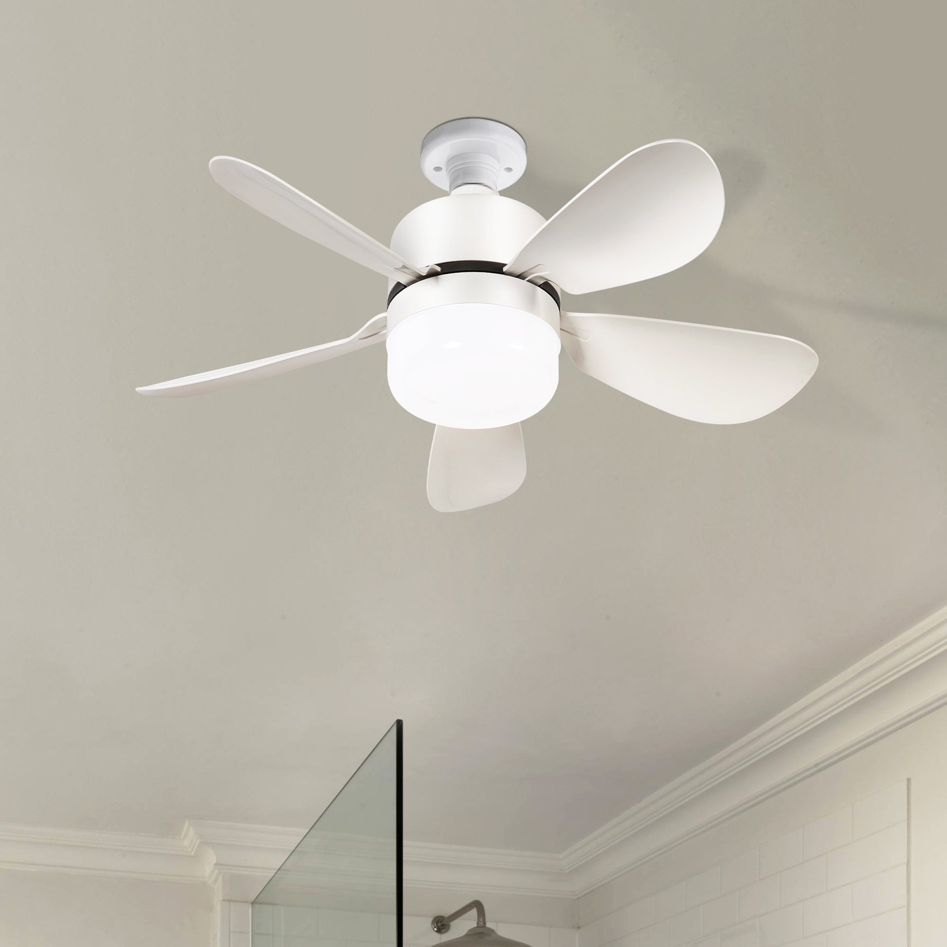 16 Inch Socket Fan Light Ceiling Fans With Remote Screw In Ceiling Fan Dc Motor Noiseless 3 Wind Speed White Pc