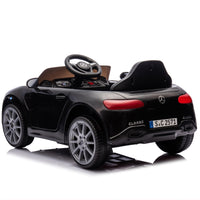 Licensed Mercedes Benz Cls 350,12V Kids Ride On Toy Car W Parents Control,2Wd,Four Wheel Suspension,Music,Bluetooth,Led Light,Usb,Power Display,Volume Adjustment,Speeds 1.24 3.11Mph For Kids Aged 2 4. Black 50 99 Lbs Polypropylene