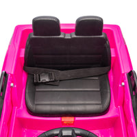 24V Kids Ride On Car W Parents Control,Licensed Chevrolet Silverado,Four Wheel Suspension,Led Lights,Bluetooth,Music,Usb,Mp3,Power Display,Speeds 2.49 3.73Mph For Kids Aged 2 5. Pink 50 99 Lbs