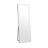 Led Mirror Full Length Mirror With Lights Wide Standing Tall Full Size Mirror For Bedroom Giant Full Body Mirror Large Floor Mirror With Lights Stand Up Dressing Big Lighted Mirror Black Luxury,Modern Glass Aluminium