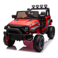 24V Kids Ride On Car W Parents Remote Control,400W Motor,Four Wheel Suspension,Adjustable Speed,Usb,Mp3,Music,Bluetooth,Large Display Screen,Power Display,Portable Handle,Safety Belt For Kids Aged 3