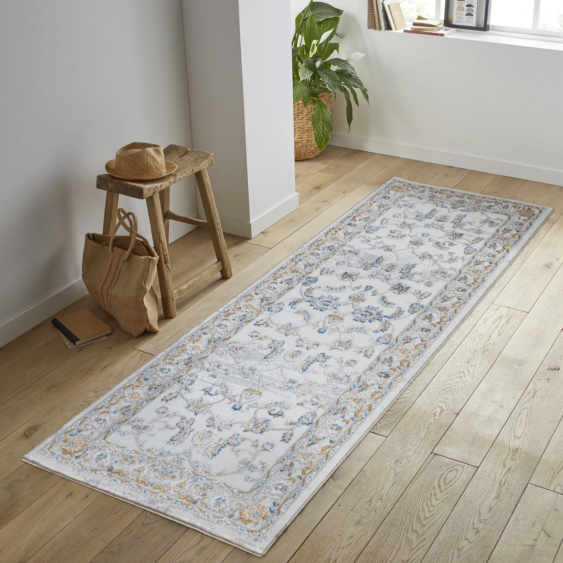 Legacy Gc Cam8005 Multi 5 Ft. 3 In. X 7 Ft. Area Rug White Polyester