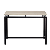 5 Piece Compact Bar Table Set With Table And Stools Modern Industrial Design, Space Saving Furniture For Dining Room And Breakfast Nook Oak Oak Mdf Steel