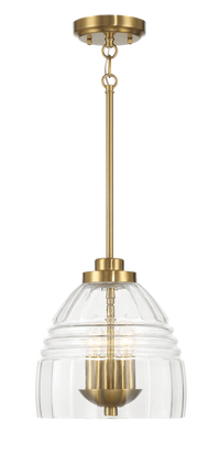 Ember Three Candle Lights Chain Pendant With Clear Glass Satin Brass Clear,Gold Ceiling Lights Brass,Glass