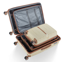 Luggage Sets 4 Piece 14 20 24 28 Pp Lightweight & Durable Expandable Suitcase Apricot Cream Polypropylene