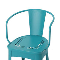 Lourdes 3 Pc Kd Metal Set Teal Iron