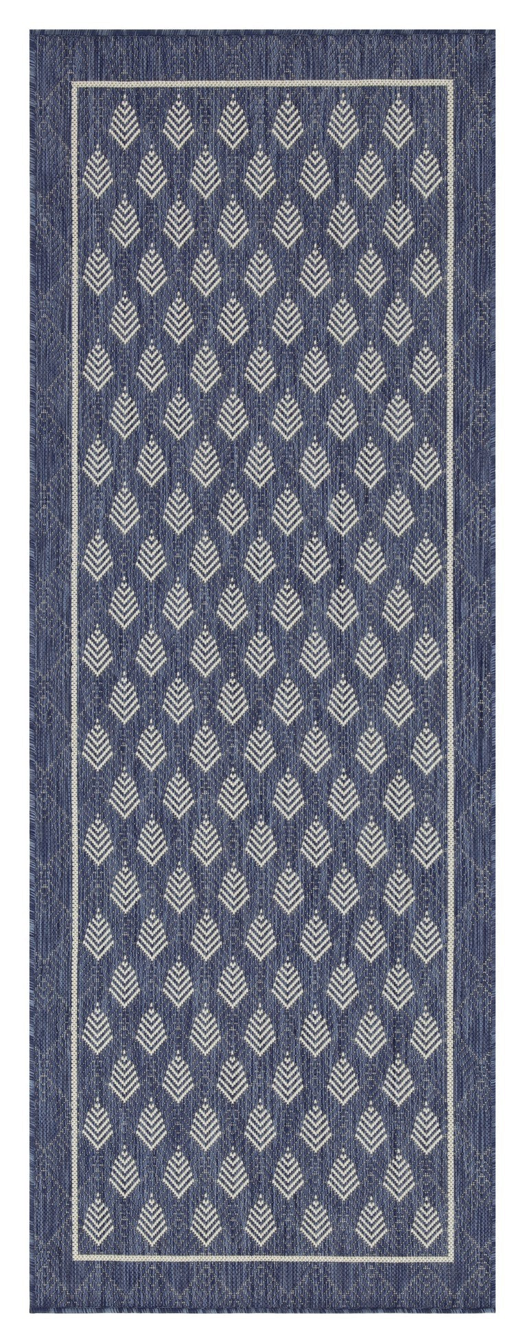 Sunshine Gc Har2007 Blue 7 Ft. 10 In. X 10 Ft. 3 In. Indoor Outdoor Area Rug Blue Polyester Polypropylene