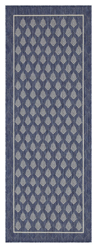 Sunshine Gc Har2007 Blue 7 Ft. 10 In. X 10 Ft. 3 In. Indoor Outdoor Area Rug Blue Polyester Polypropylene