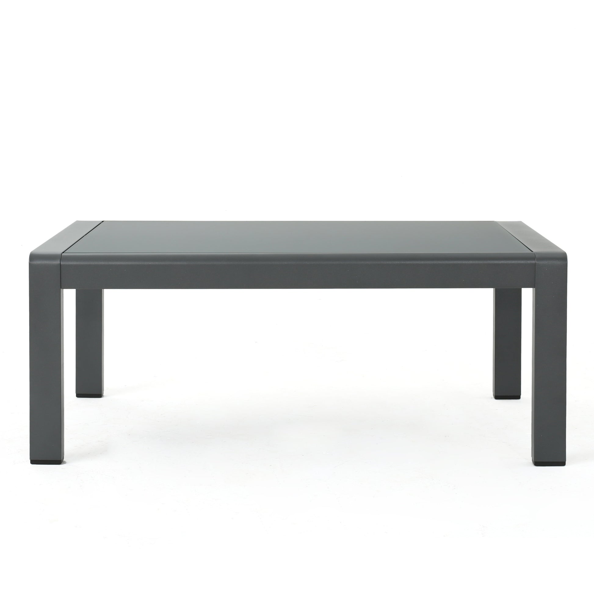 Cape Coral Kd Table Grey Dark Grey Aluminum