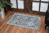 Noble Gc Gen7005 Blue 2 Ft. X 3 Ft. Area Rug Navy Polyester