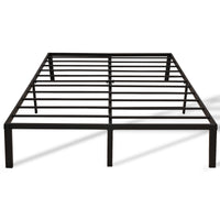 Metal Bed Frame, Simple And Atmospheric Metal Platform Bed Frame, Storage Space Under The Bed Heavy Duty Frame Bed, Sturdy Full Size Bed Frame, Suitable For Bedroom Full Black Metal