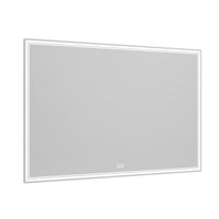 60X40 Inch Oversized Led Bathroom Mirror Wall Mounted Mirror With 3 Color Modes Aluminum Frame Large Wall Mirror For Bathroom Silver Aluminium